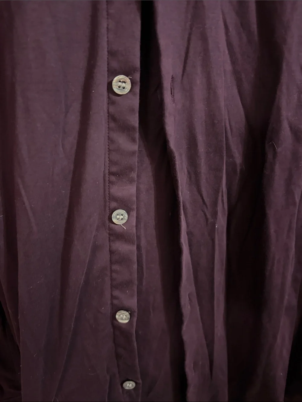 Murano Men's Long-Sleeve Button-Down Shirt - Plum